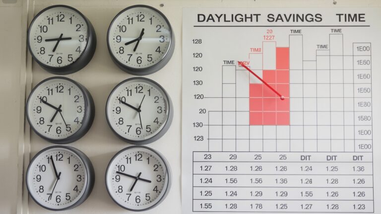 Clock and daylight savings